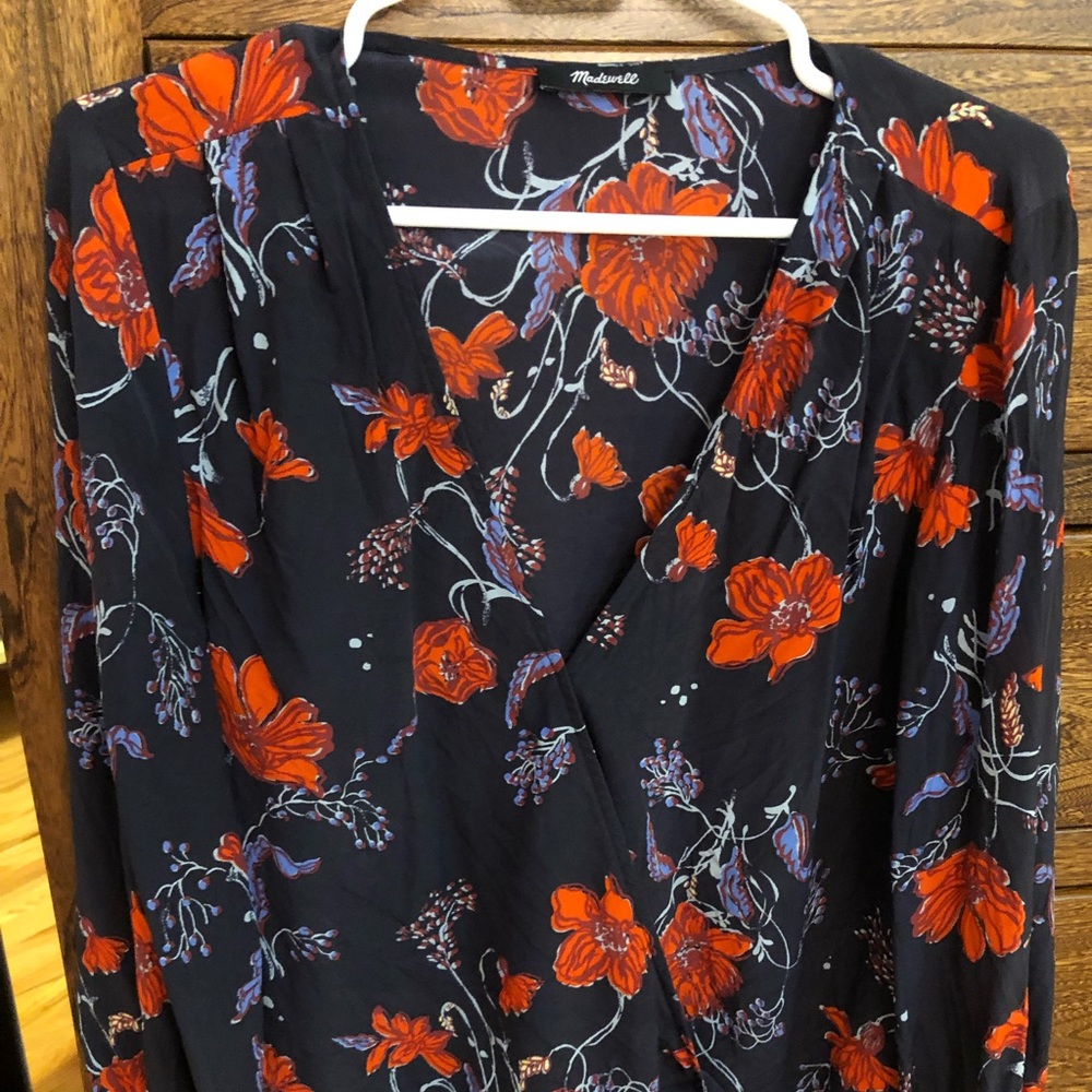 Madewell Floral Blouse